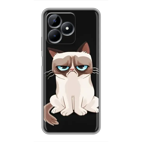 Чехол с рисунком «Взгляд кота» для Realme C51 Чехол с рисунком «Взгляд кота» для Realme C51