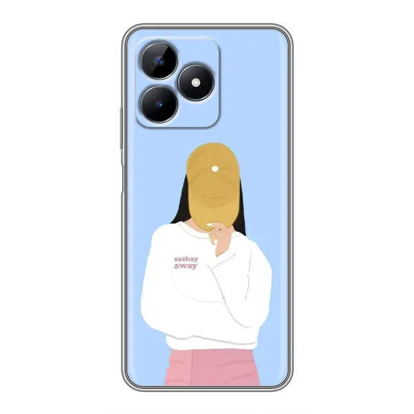 Чехол с рисунком «Желтая кепка» для Realme C51 Чехол с рисунком «Желтая кепка» для Realme C51