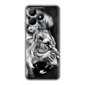 Чехол с картинкой на Realme C51 (Злой ЛЕВ)