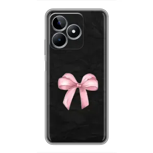 Чехол банты для Realme C53 (Бантик)