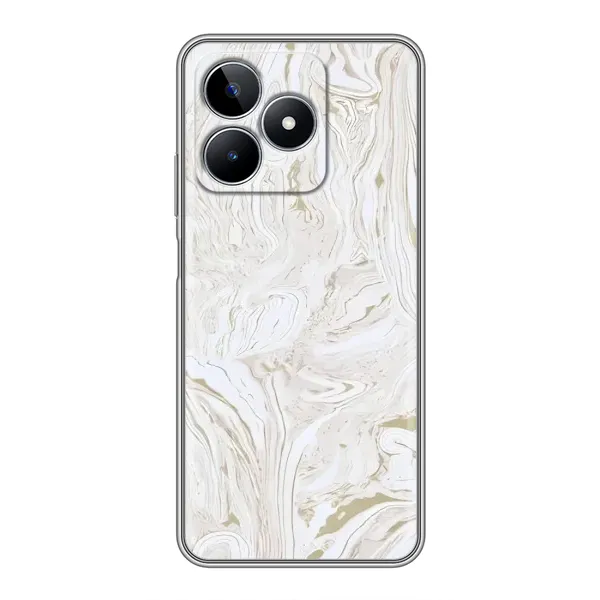 Чехол с рисунком «белый мрамор» для Realme C53 Чехол с рисунком «белый мрамор» для Realme C53