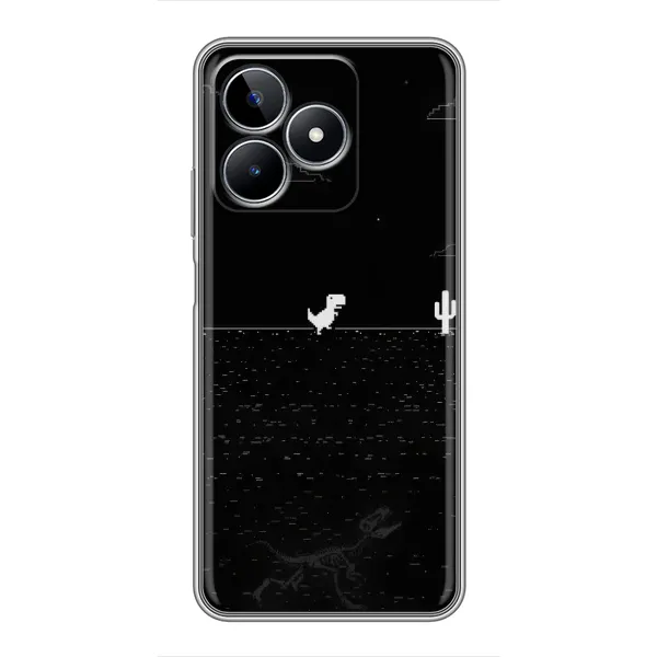 Чехол с рисунком «Динозаврик» для Realme C53 Чехол с рисунком «Динозаврик» для Realme C53