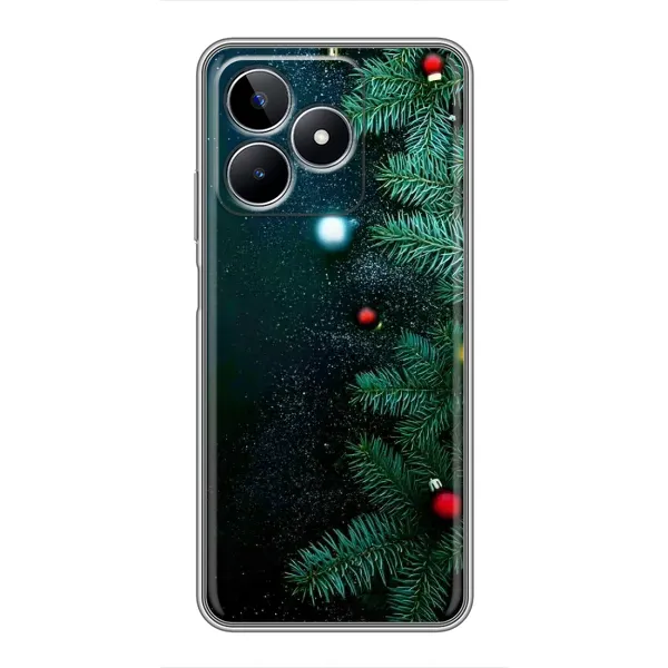 Чехол с рисунком «Елка» для Realme C53 Чехол с рисунком «Елка» для Realme C53