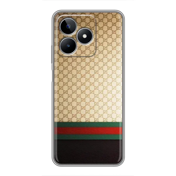 Чехол с рисунком «Фон Гуччи» для Realme C53
