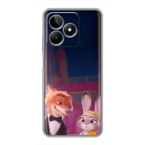 Силиконовый чехол с принтом Зоотрополіс для Realme C53 (Главные герои)