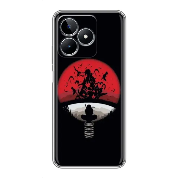 Чехол с рисунком «Итачи на черном» для Realme C53 Чехол с рисунком «Итачи на черном» для Realme C53