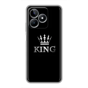 Чехол (Корона на чёрном фоне) для Реалми с53 (KING)