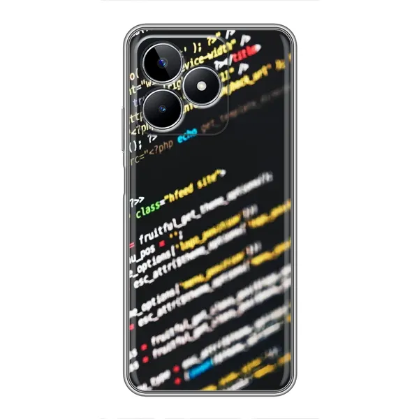 Чехол с рисунком «Код» для Realme C53 Чехол с рисунком «Код» для Realme C53