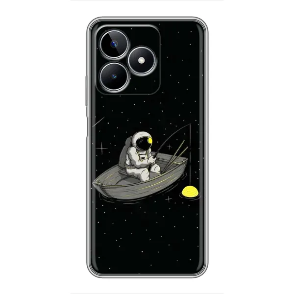 Чехол с рисунком «Космонавт на рыбалке» для Realme C53 Чехол с рисунком «Космонавт на рыбалке» для Realme C53
