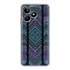 Силиконовый Чехол на Realme C53 (Крутой орнамент)