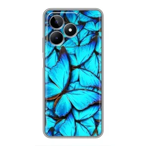 Силіконовий бампер з картинкою звірів для Realme C53 (Крила метеликів)