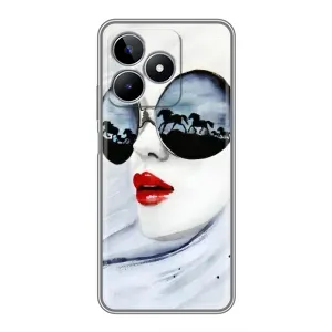 Чохол з картинкою Модні Дівчата Realme C53 (Любителька коней)