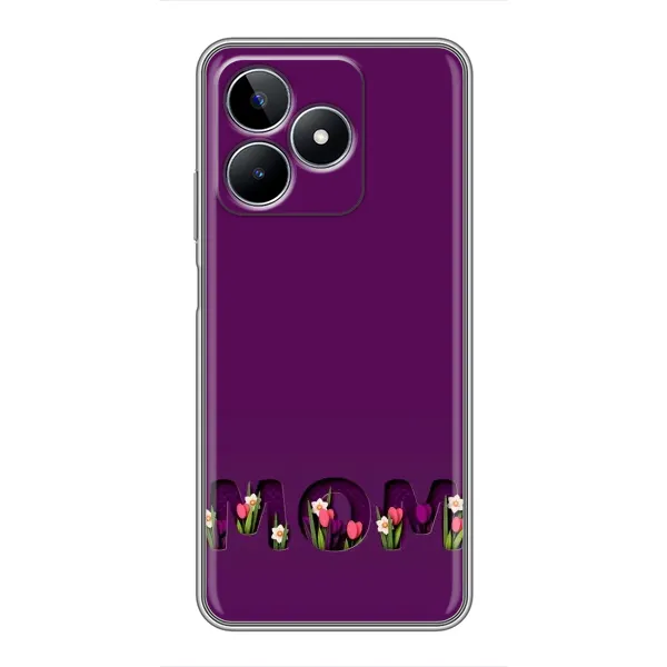 Чехол с рисунком «Мама с цветами» для Realme C53 Чехол с рисунком «Мама с цветами» для Realme C53