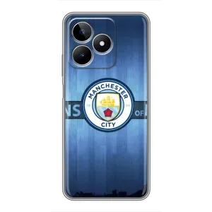 Силиконовые Чехлы принт Футбол на Realme C53 (ManCity)