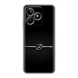 Силиконовый бампер с картинкой машины на Realme C53 (Mercedes)