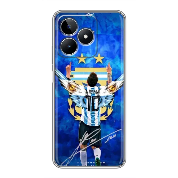 Чехол с рисунком «Месси Аргентина» для Realme C53