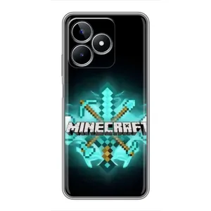 Чехол майнкрафт для Realme C53 (MineCraft 2)