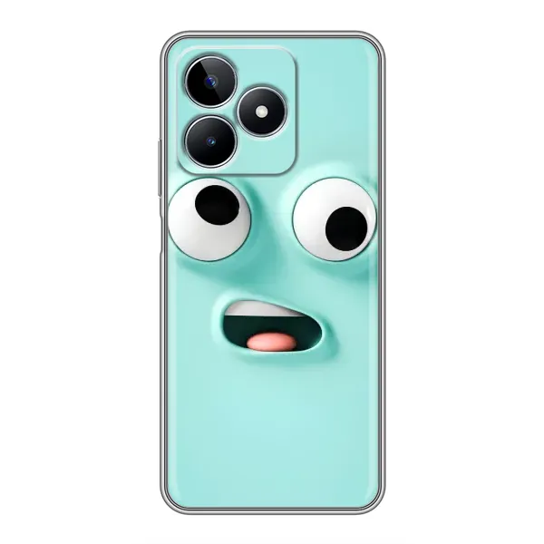 Чехол с рисунком «Забавное мятное лицо» для Realme C53 Чехол с рисунком «Забавное мятное лицо» для Realme C53