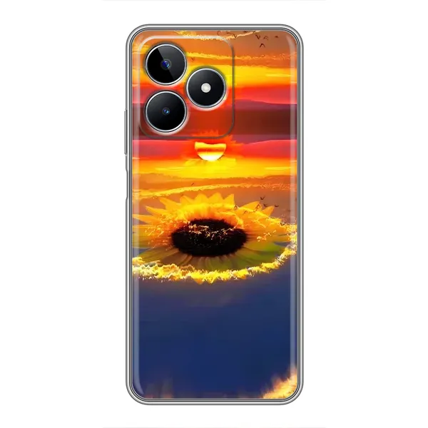 Чехол с рисунком «Небо подсолнух» для Realme C53 Чехол с рисунком «Небо подсолнух» для Realme C53