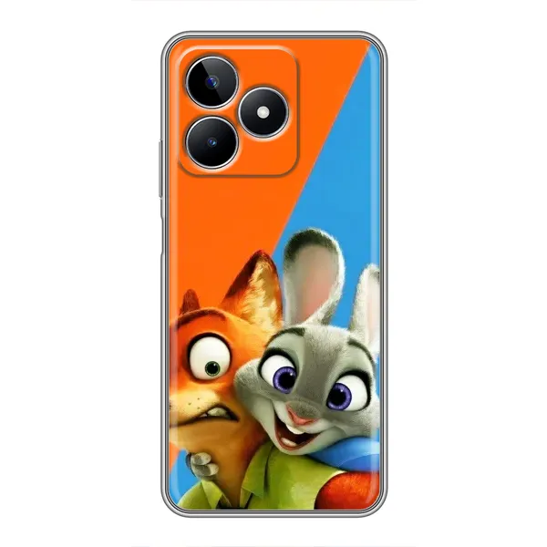 Чехол с рисунком «Ник и Хопс» для Realme C53 Чехол с рисунком «Ник и Хопс» для Realme C53