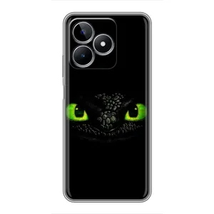 Чехол дракон Беззубик для Realme C53 (Глаза Беззубика)