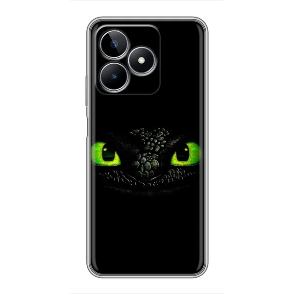 Чехол с рисунком «Глаза Беззубика» для Realme C53 Чехол с рисунком «Глаза Беззубика» для Realme C53
