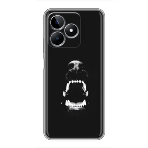 Чехол ДОБЕРМАН для Realme C53 (Пасть добермана)