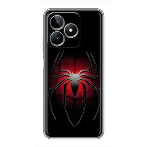 Чехол Супергерой Человека Паука на Realme C53 (Паук)