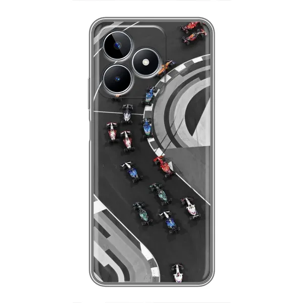 Чехол с рисунком «Гонки ф1» для Realme C53 Чехол с рисунком «Гонки ф1» для Realme C53