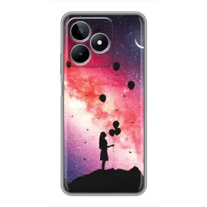 Силіконові Чохли Коханій людині для Realme C53 (Кулі в небі)
