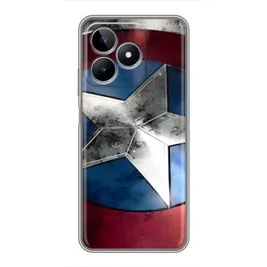 Чехол с Щитом Капитана Америки на Realme C53 (Щит Капитана Америки)