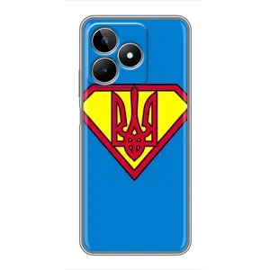 Чехол с картинкой (Патриотический ГЕРБ) на Realme C53 (Super - Герб)