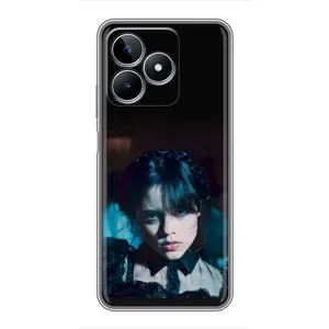 Чехлы с принтом Уэнсдей на Realme C53 (Танец Уэнсдей)
