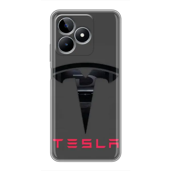 Чехол с рисунком «Logo TESLA» для Realme C53 Чехол с рисунком «Logo TESLA» для Realme C53