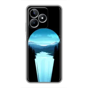 Літній Чохол на Realme C53 (Синій Водоспад)