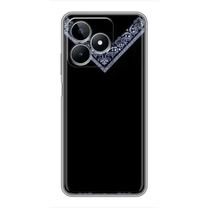 Силиконовый Чехол на Realme C53 (Воротник вышиванки)