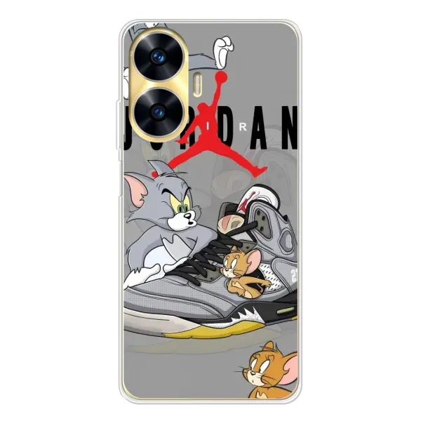 Чехол с рисунком «Air Jordan» для Realme C55