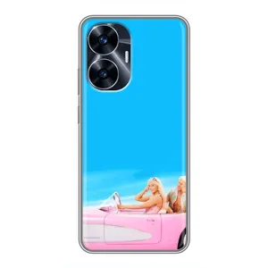 Силиконовый Чехол Барби Фильм на Realme C55 (Барби и Кен)