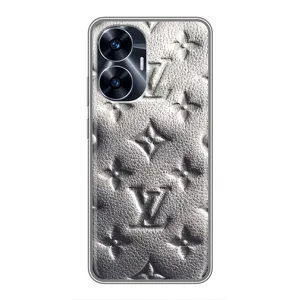 Текстурний Чохол Louis Vuitton для Реалмі с55 (Бежевий ЛВ)