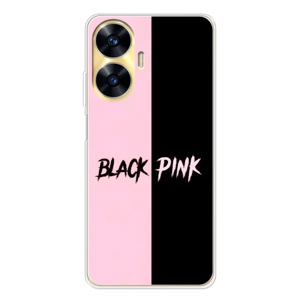 Чехол с рисунком «BLACK PINK» для Realme C55