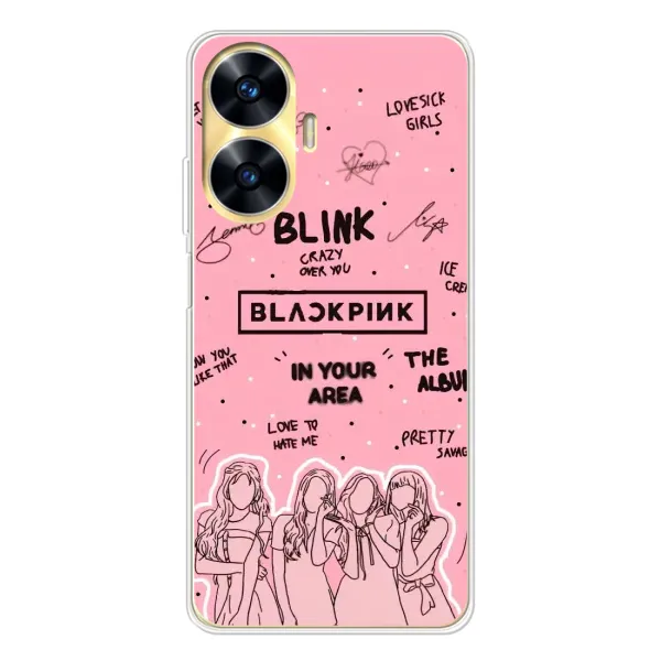 Чехол с рисунком «Blink» для Realme C55