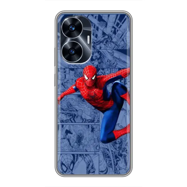 Чехол с рисунком «Человек Паук» для Realme C55