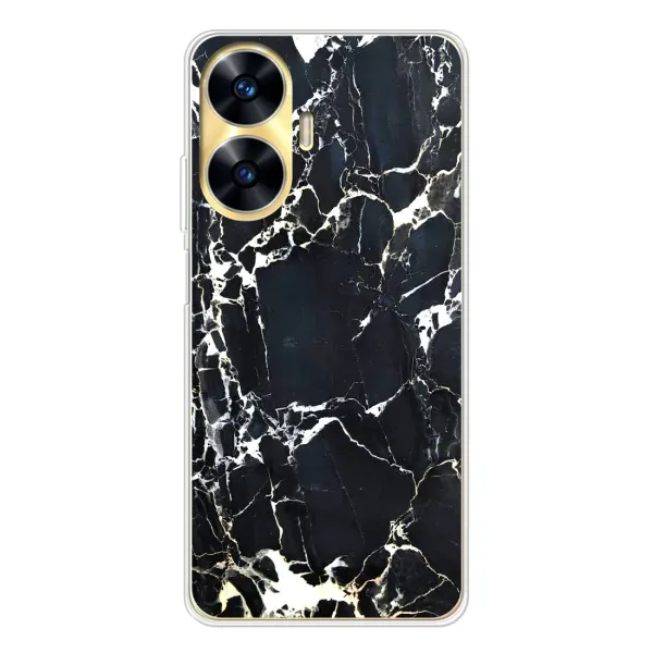 Чохол з малюнком «Чорний мрамор» для Realme C55 Чохол з малюнком «Чорний мрамор» для Realme C55
