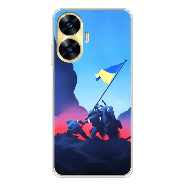 Чехол с рисунком «Деокупація» для Realme C55 Чехол с рисунком «Деокупація» для Realme C55