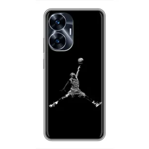 Силіконовый Чохол Nike Air Jordan на Реалмі с55 (Джордан)