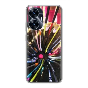 Чохли з прінтом Спортивна тематика для Realme C55 (Флорбол)
