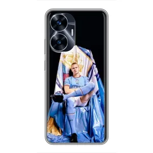 Чохли з принтом на Realme C55 Футболіст (футболіст Холанн)