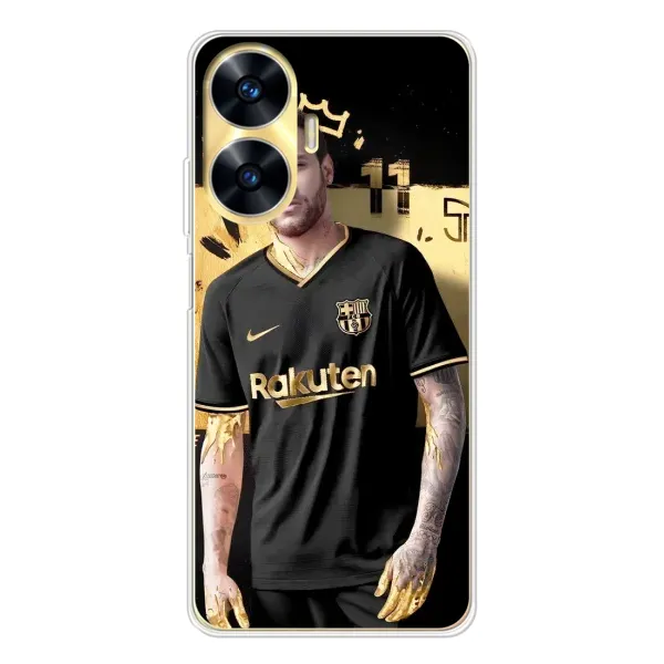 Чехол с рисунком «Gold Neymar» для Realme C55 Чехол с рисунком «Gold Neymar» для Realme C55