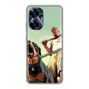 Чехол с рисунком «GTA» для Realme C55