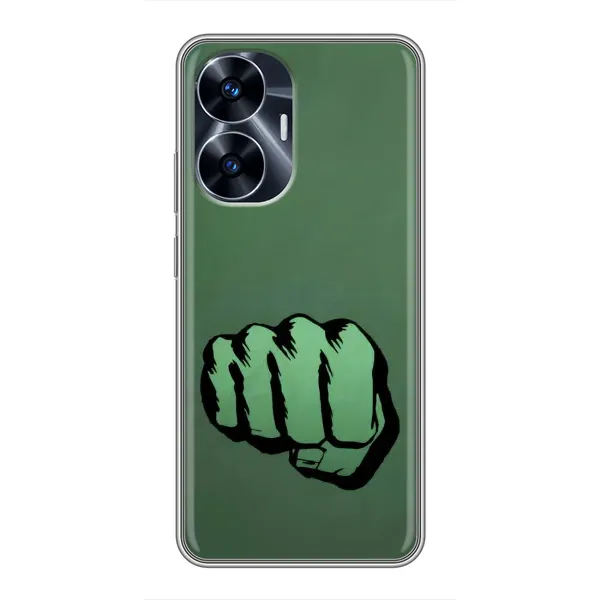 Чехол с рисунком «Халк» для Realme C55